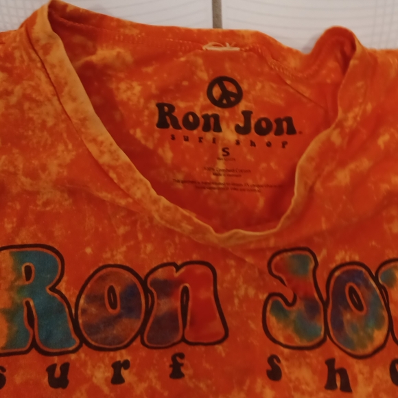 4/$40 Orange Tie Dye Tee - Size Small - Picture 4 of 5